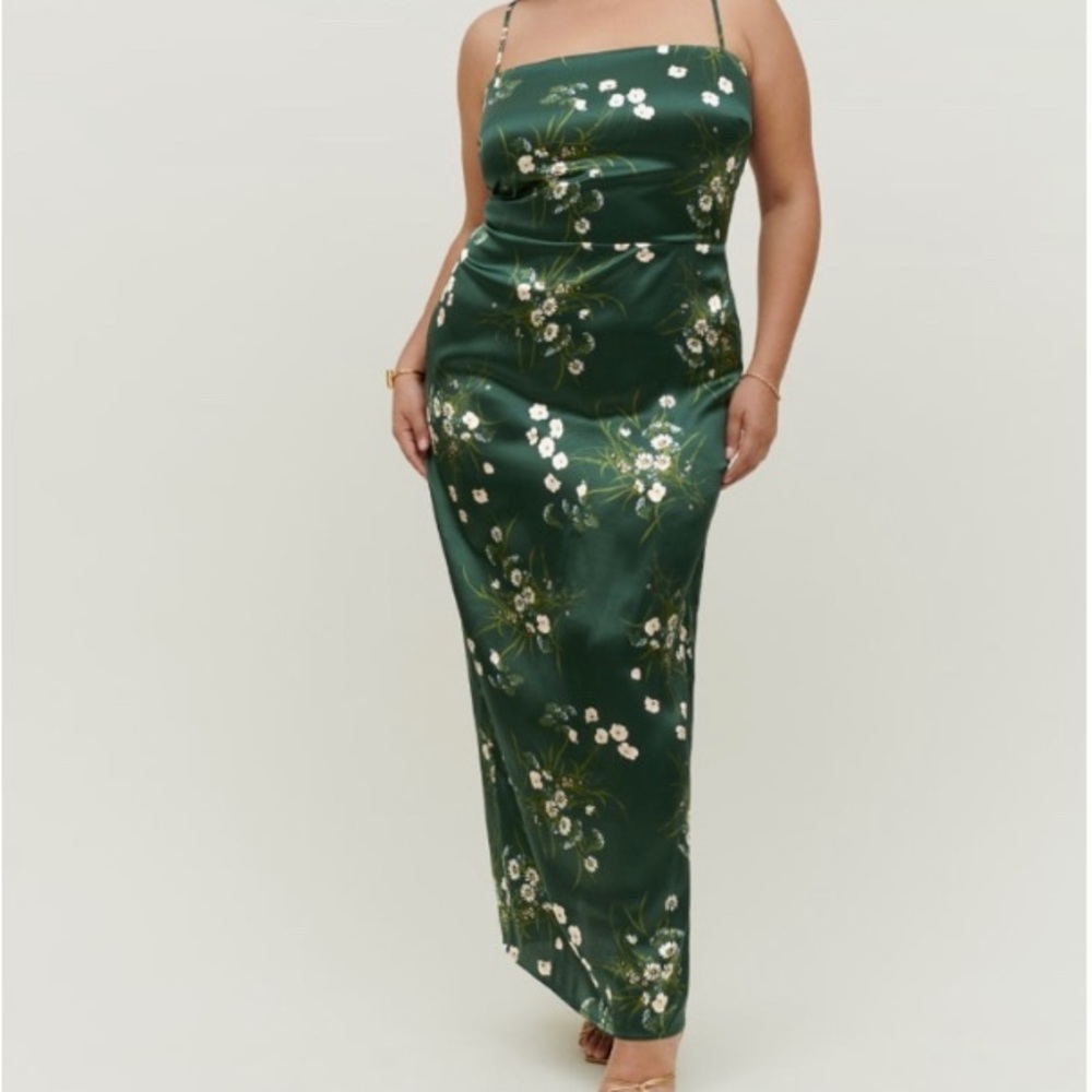 Reformation Frankie Silk Dress ES